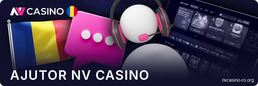 Despre echipa de asistență NV Casino România
